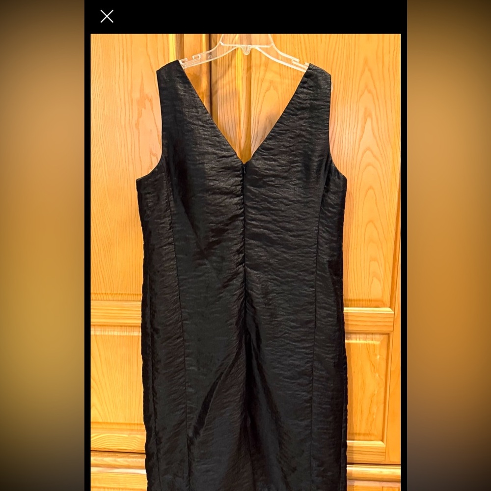Zelda Vintage Black Sleeveless Midi Dress & Bolero Jacket Size 14 - Picture 4 of 12